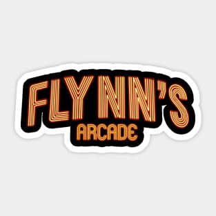 Front and Back Flynn's Arcade - Lightcycles Sticker